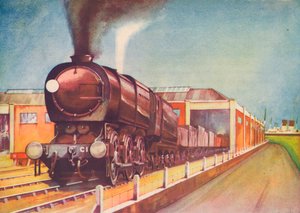 A legújabb Austerity Freight Engine, S.R., Southampton Docks, 1940 alkotó: Unbekannt