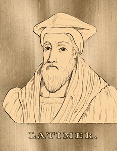Latimer, c1487-1555, 1830. alkotó: Unbekannt