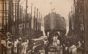 A H.M.S. Oroszlán 1910 augusztusában, 1910 c, 1935 alkotó: Unbekannt