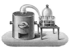 Lavoisiers vizsgálata az oxigén létezéséről a levegőben, 18. század vége, 1894 alkotó: Unbekannt