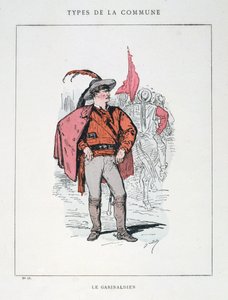 Garibaldian, Párizs Kommün, 1871. alkotó: Unbekannt