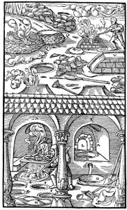 Ólomolvasztás, 1556 alkotó: Unbekannt