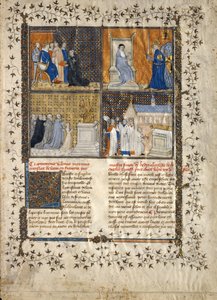 Levél Valerius Maximus kéziratából, francia, kb. 1380-90. alkotó: Unbekannt