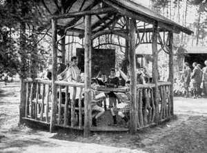 Tanulás a Charlottenburgi Erdőben, Berlin, Németország, 1922 alkotó: Unbekannt