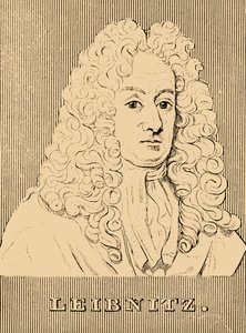 Leibnitz, 1646-1716, 1830. alkotó: Unbekannt