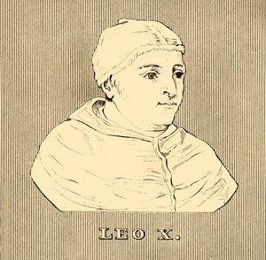 X. Leó, 1475-1521, 1830. alkotó: Unbekannt
