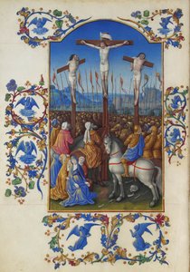 Les Très Riches Heures duc de Berry, Folio 152v – A keresztre feszítés alkotó: Unbekannt