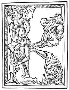 K betű, kezdőbetűk ábécéje, 1462 1844 alkotó: Unbekannt