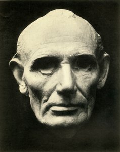 Abraham Lincoln életmaszkja, 1860, 1930. alkotó: Unbekannt