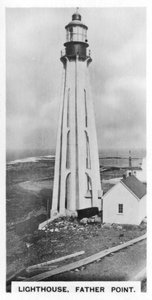 Világítótorony, Father Point, Quebec, Kanada, 1920-as évek alkotó: Unbekannt