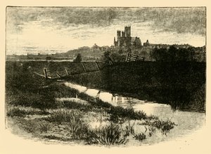 Lincoln, a Witham Banktól, 1898. alkotó: Unbekannt