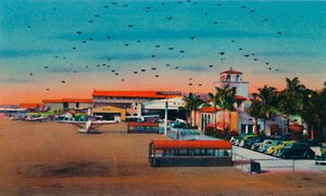 Lindbergh Field and Administration Building. San Diego, Kalifornia, 1941 alkotó: Unbekannt