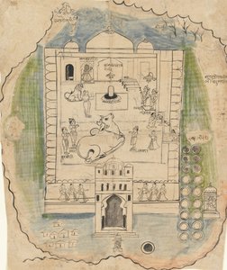 Linga templomegyüttes, 19. század vége. alkotó: Unbekannt