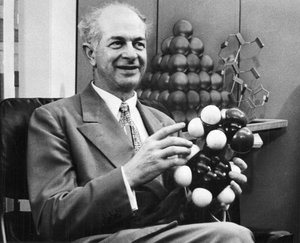 Linus Pauling, amerikai kémikus, 1954 alkotó: Unbekannt