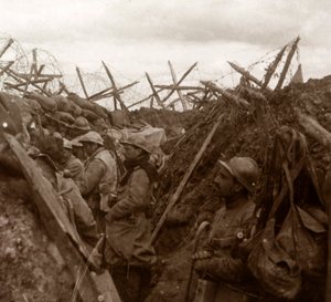 Hallgatóállomás, frontvonal, c1914-c1918 alkotó: Unbekannt