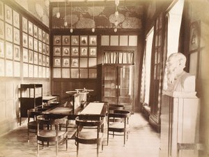 Irodalmi szoba, Irodalmi és Művészeti Egyesület háza, Oroszország, 1900-as évek alkotó: Unbekannt