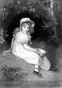 Little Miss Muffet, 19. század alkotó: Unbekannt