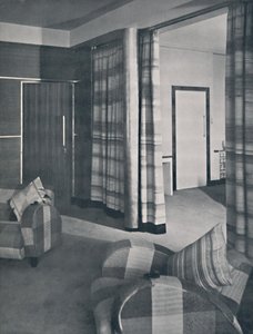 Nappali egy londoni házban, tervezte: Raymond McGrath, A.R.I.B.A., 1936 alkotó: Unbekannt
