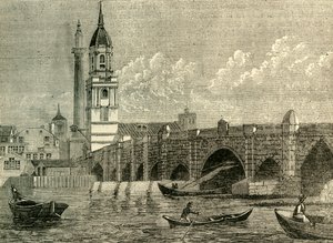 London Bridge, 1872. alkotó: Unbekannt