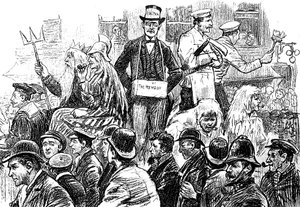 London Dockers Strike, 1889. szeptember alkotó: Unbekannt