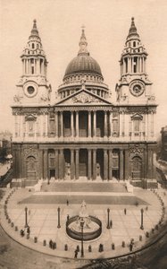 London, St. Pauls Cathedral, 1924, 1900-1930 alkotó: Unbekannt