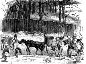 Londoni jégkocsik, 1850 alkotó: Unbekannt