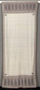 Hosszú kendő, c. 1815. alkotó: Unbekannt