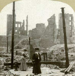 Északkeletre nézve az Ellis és Powell Sts sarokból, 1906. alkotó: Unbekannt