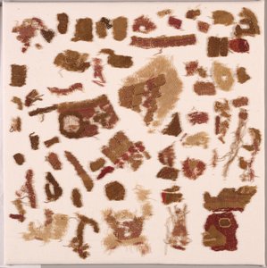 Laza textiltöredékek, c. 50-650. alkotó: Unbekannt
