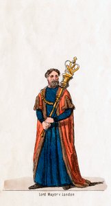 London főpolgármestere, Shakespeare VIII. Henrik drámájának jelmezterve, XIX. alkotó: Unbekannt