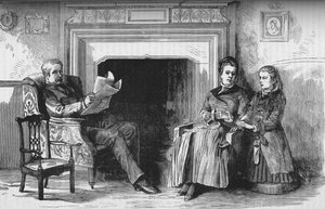 Lord és Lady Wolseley és lányuk, 1882-85 alkotó: Unbekannt