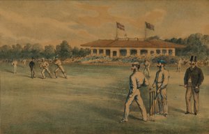 Lords Cricket Ground, 19. század. alkotó: Unbekannt
