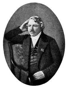 Louis Daguerre 1787-1851, francia fotós, 1900 alkotó: Unbekannt