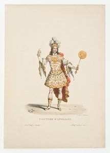 XIV. Lajos Apollóként a Thetis és Peleus házassága című balettben 1654-ben alkotó: Unbekannt