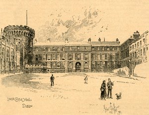 Lower Castle Yard, Dublin, Írország, 1890. alkotó: Unbekannt