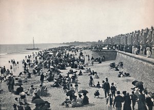 Lowestoft – A homokon, 1895 alkotó: Unbekannt