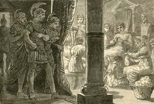Lucretia a lányai között, 1890. alkotó: Unbekannt