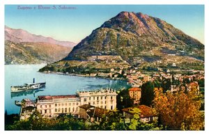Lugano és Monte San Salvatore, Svájc, XX. század alkotó: Unbekannt