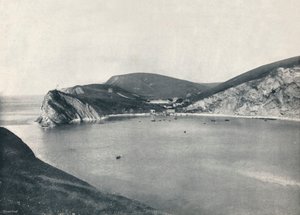 Lulworth – Lulworth Cove and Village, 1895 alkotó: Unbekannt