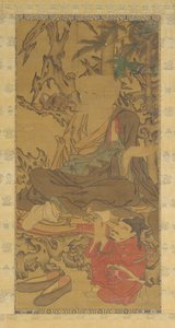 Luohan and Attendant, 1368-1644. alkotó: Unbekannt