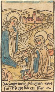 Madonna és Szent Brigita c. 14801500. alkotó: Unbekannt