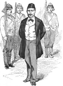 Mahmoud Fehmy, az Arabis vezérkari főnöke, 1882 alkotó: Unbekannt