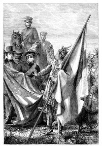 Sprague őrnagy és az indiánok, 1895 alkotó: Unbekannt