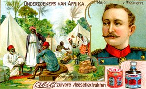 Von Wissman őrnagy, német katona, 1900 körül alkotó: Unbekannt