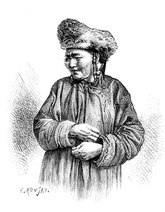 Mandzsu nő, 1890 alkotó: Unbekannt
