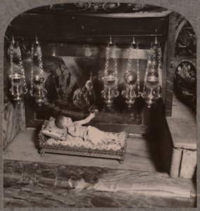 Krisztus jászola, Születés temploma, Betlehem, 1900 körül alkotó: Unbekannt