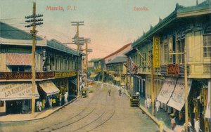 Manila, P.I. Escolta, 1912 alkotó: Unbekannt