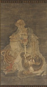 Manjushri oroszlánon ülve, 1368-1644. alkotó: Unbekannt