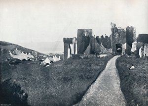 Manorbier - A kastély, 1895 alkotó: Unbekannt