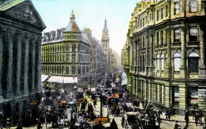 Mansion House and Cheapside, London, 20. század eleje alkotó: Unbekannt